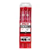 electrodo de tungsteno al 2% thorio rojo wt20/ewth-2